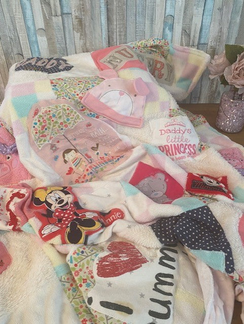 Keepsake/memory blanket