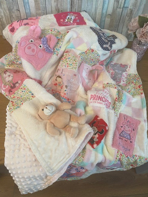Keepsake/memory blanket